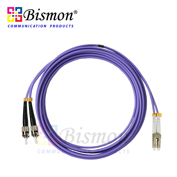 ST-LC-Patch-Cord-Fiber-optic-Duplex-Multi-Mode-50-125um-OM4-2-3-5-10-Meters